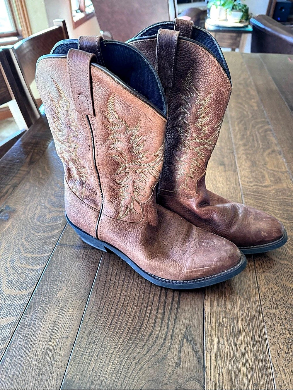 Laredo Leather Western Boots Brown US 11.5 EW